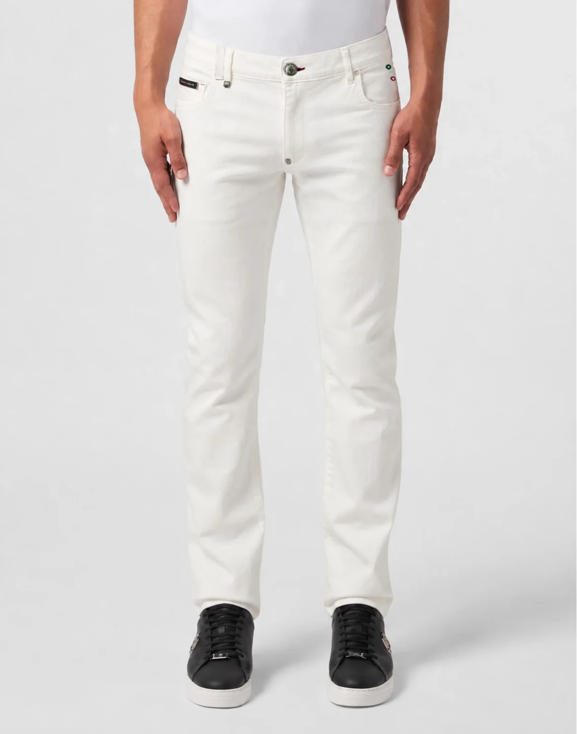 Slim Fit Jeans Basic, цвет: Белый