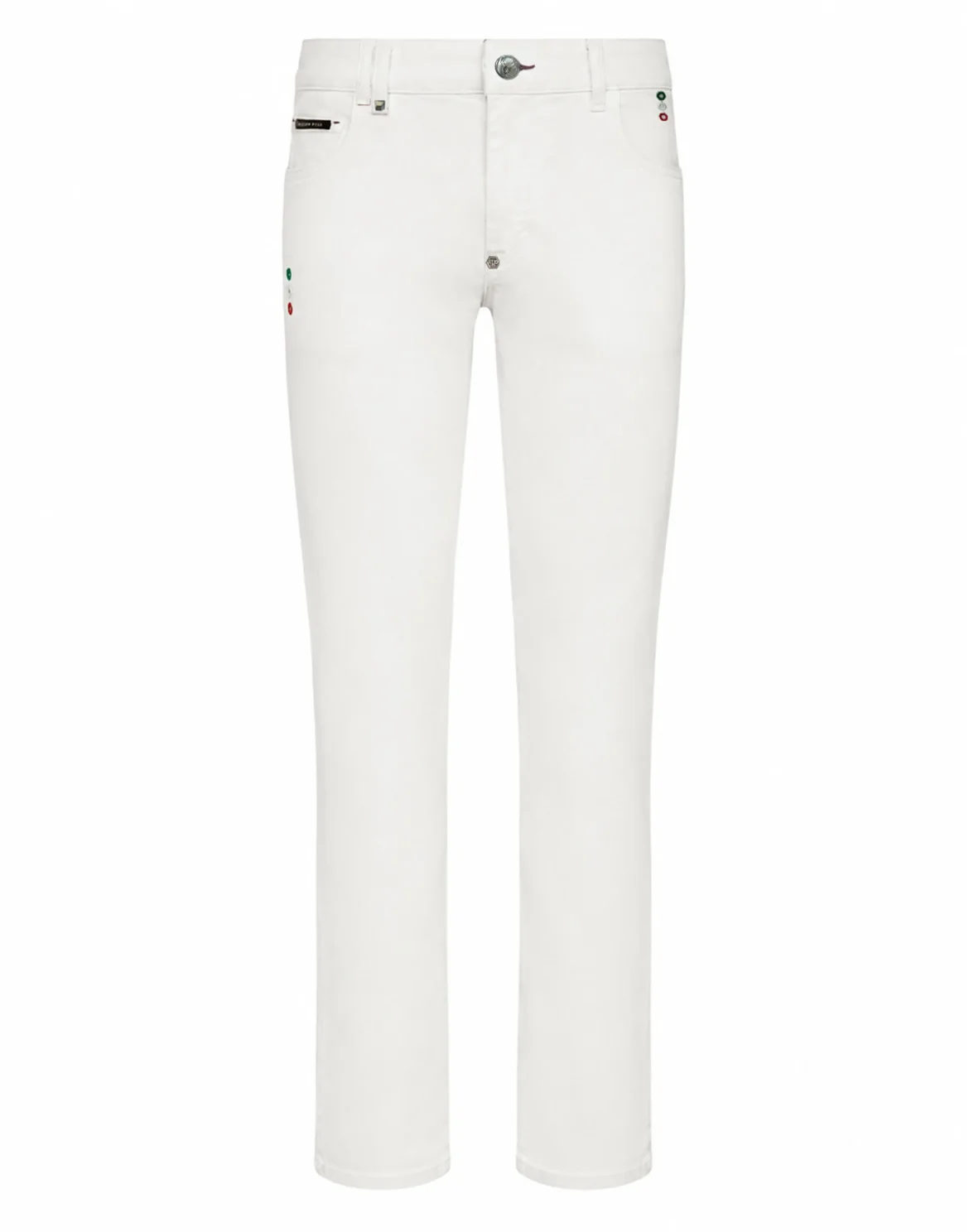 Slim Fit Jeans Basic, цвет: Белый