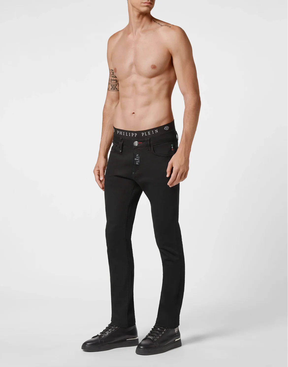 Slim Fit Jeans Basic, цвет: Черный