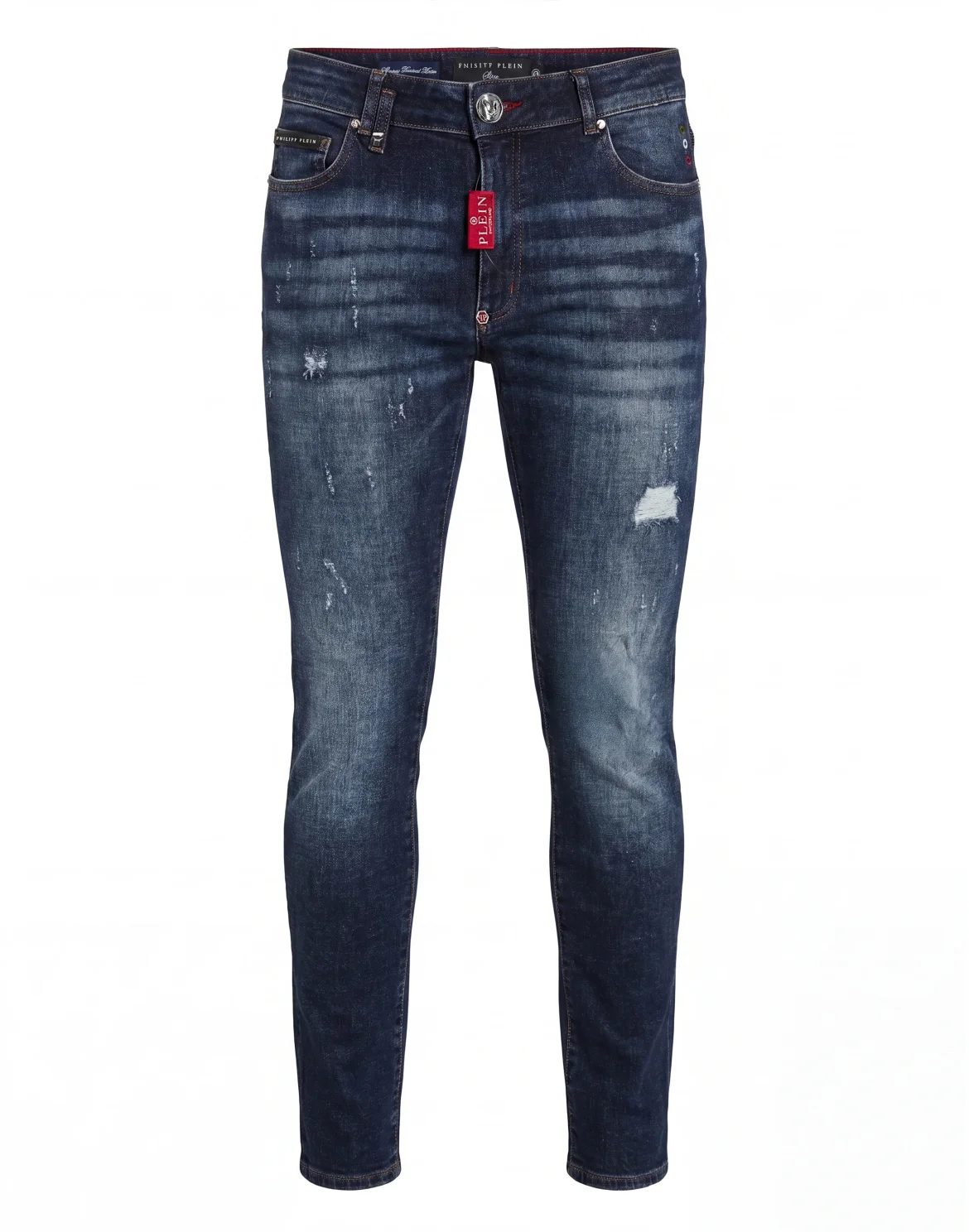 Slim Fit Jeans Basic, цвет: Синий