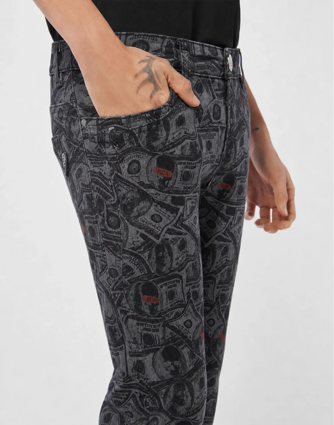 Straight Supreme Fit Jeans Dollars, цвет: Серый