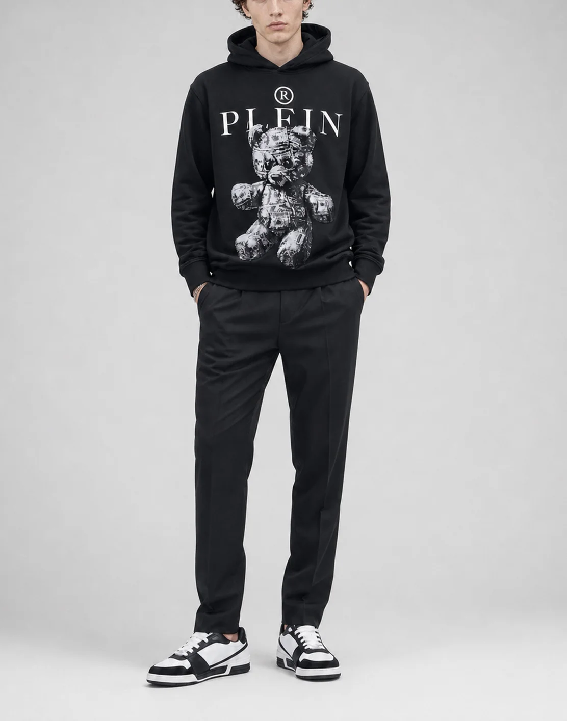 Jersey Hoodie Teddy Dollar Stones, цвет: Черный