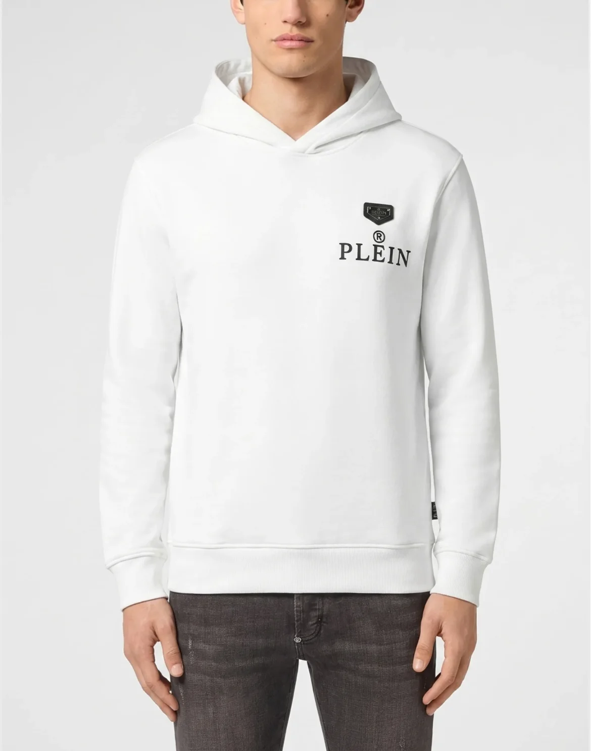 Hoodie Plein R, цвет: Белый