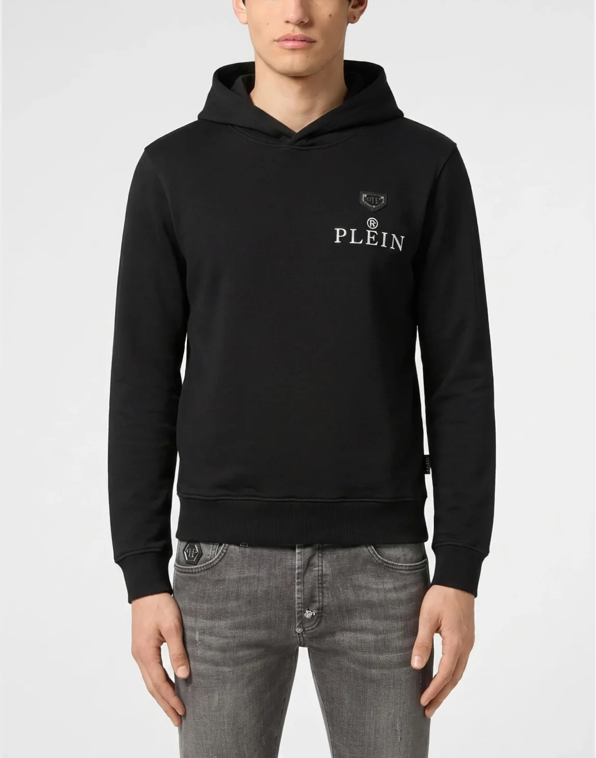 Hoodie Plein R, цвет: Черный