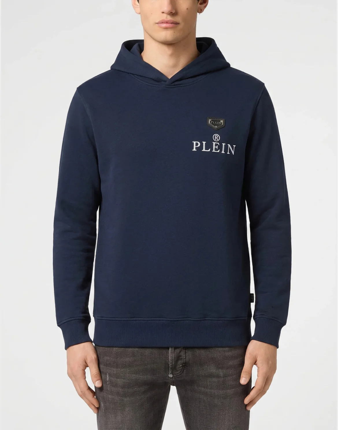 Hoodie Plein R, цвет: Синий