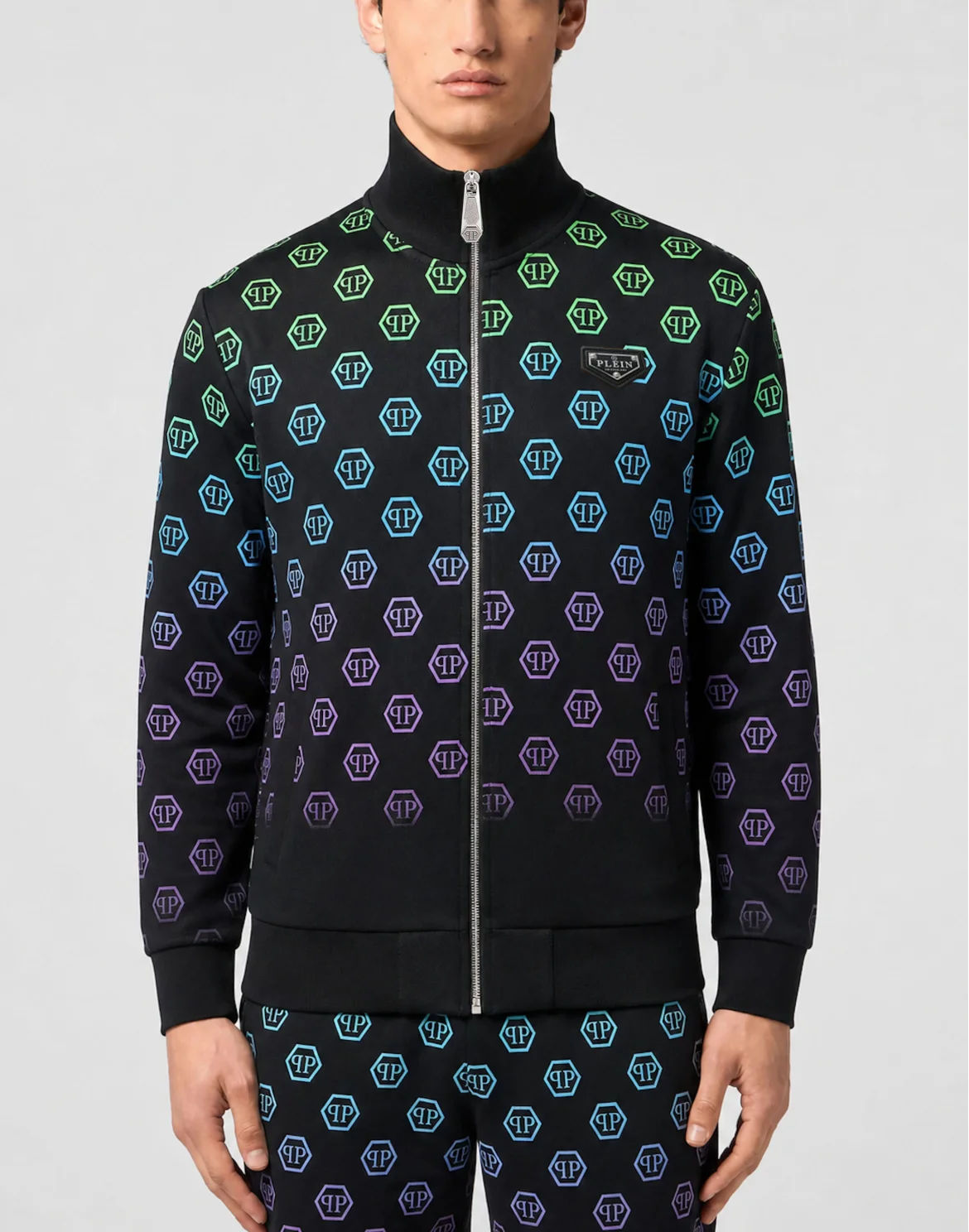 Jogging Jacket Monogram Degrade, цвет: Черный