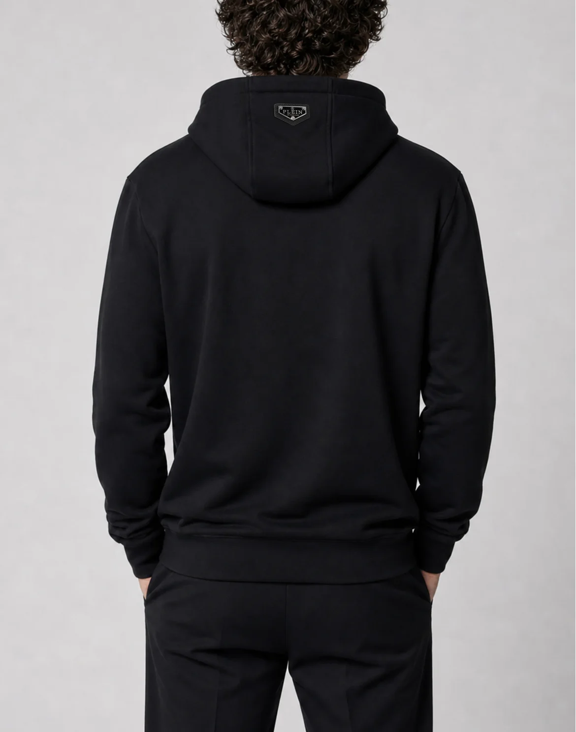 Hoodie Plein Pin Up, цвет: Черный