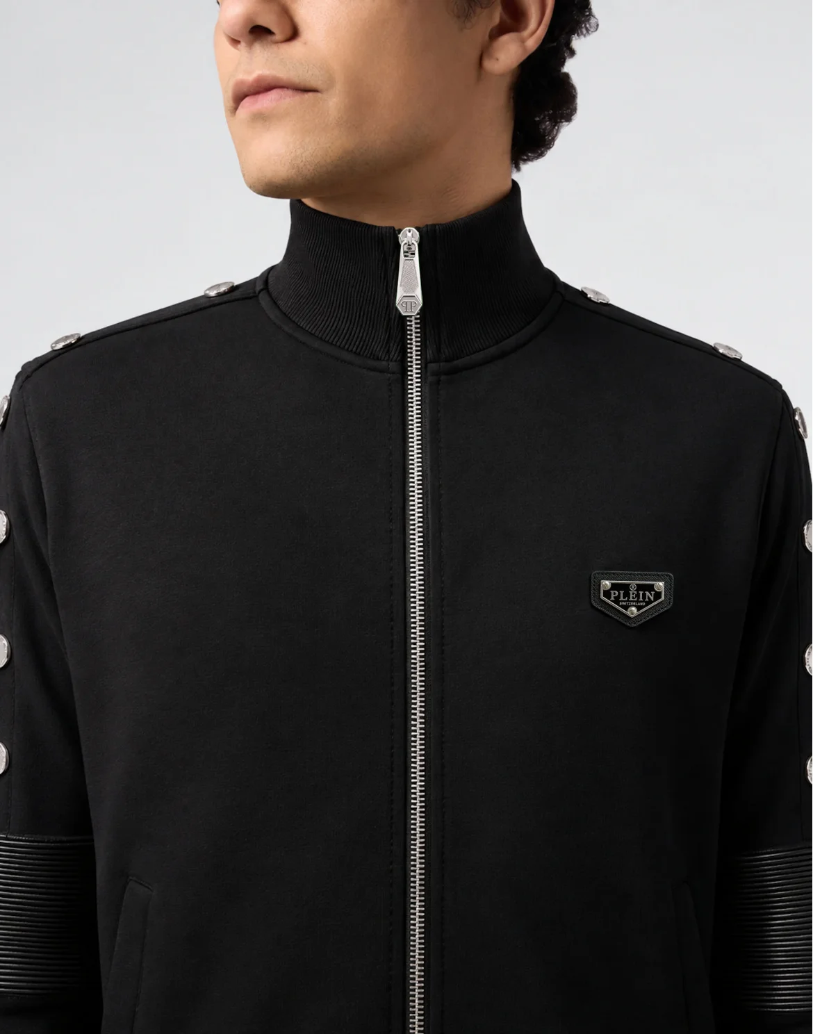 Chenille Jogging Jacket, цвет: Черный