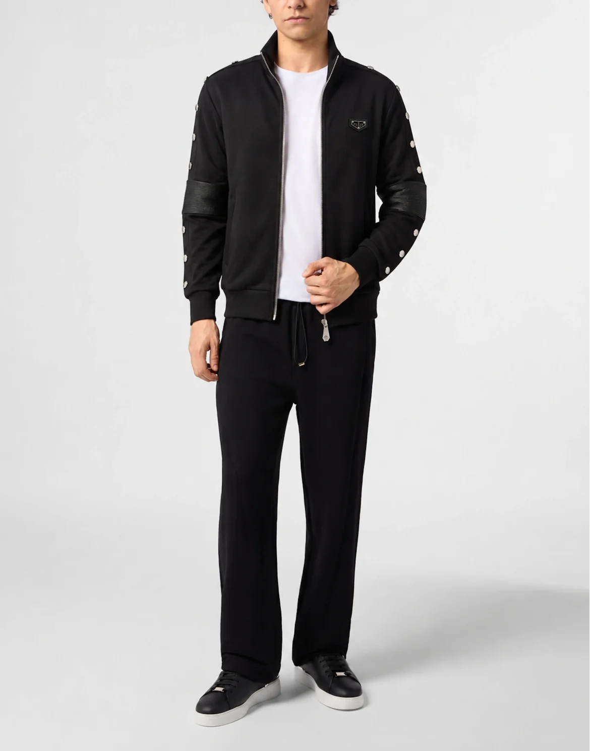 Chenille Jogging Jacket, цвет: Черный