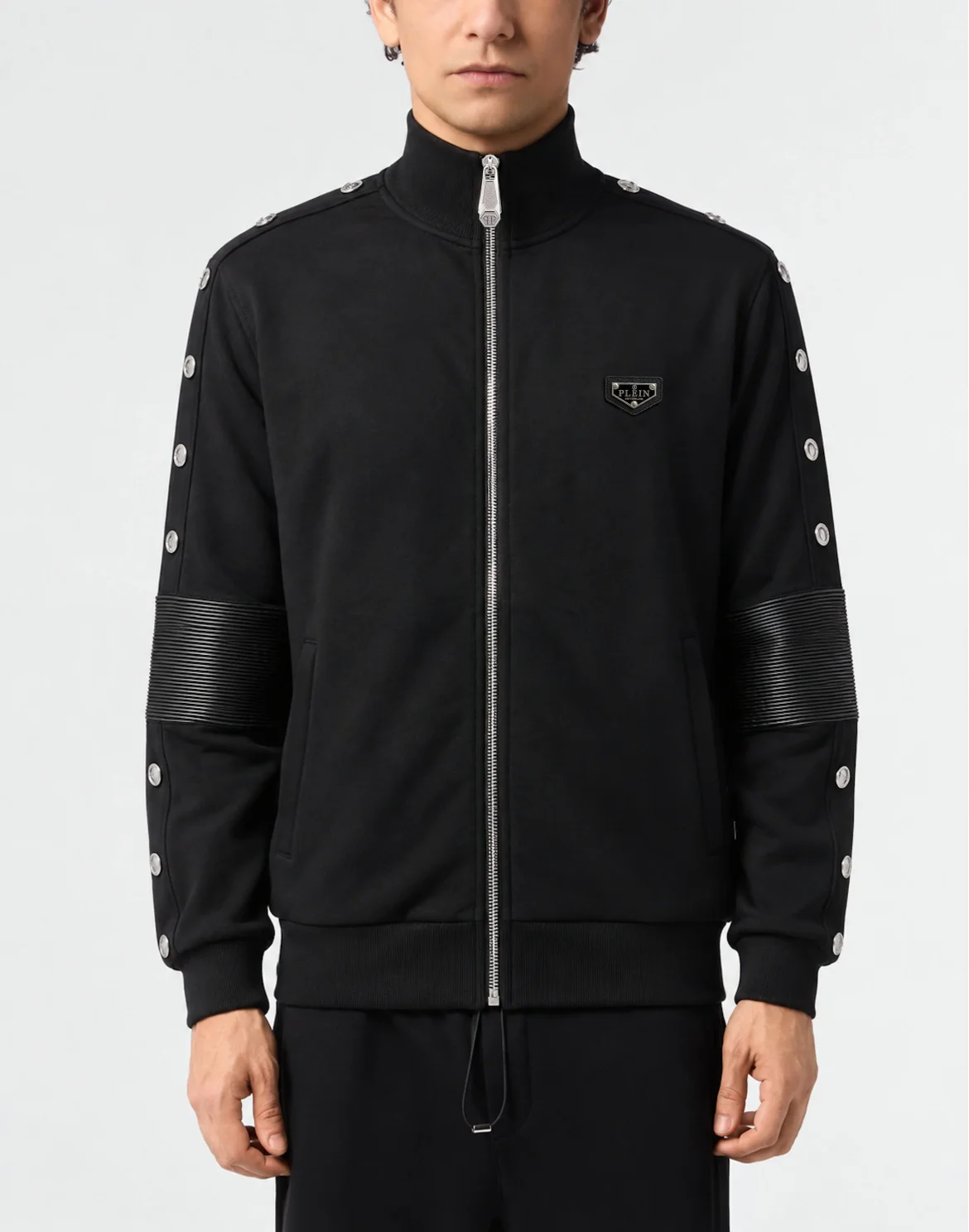 Chenille Jogging Jacket, цвет: Черный