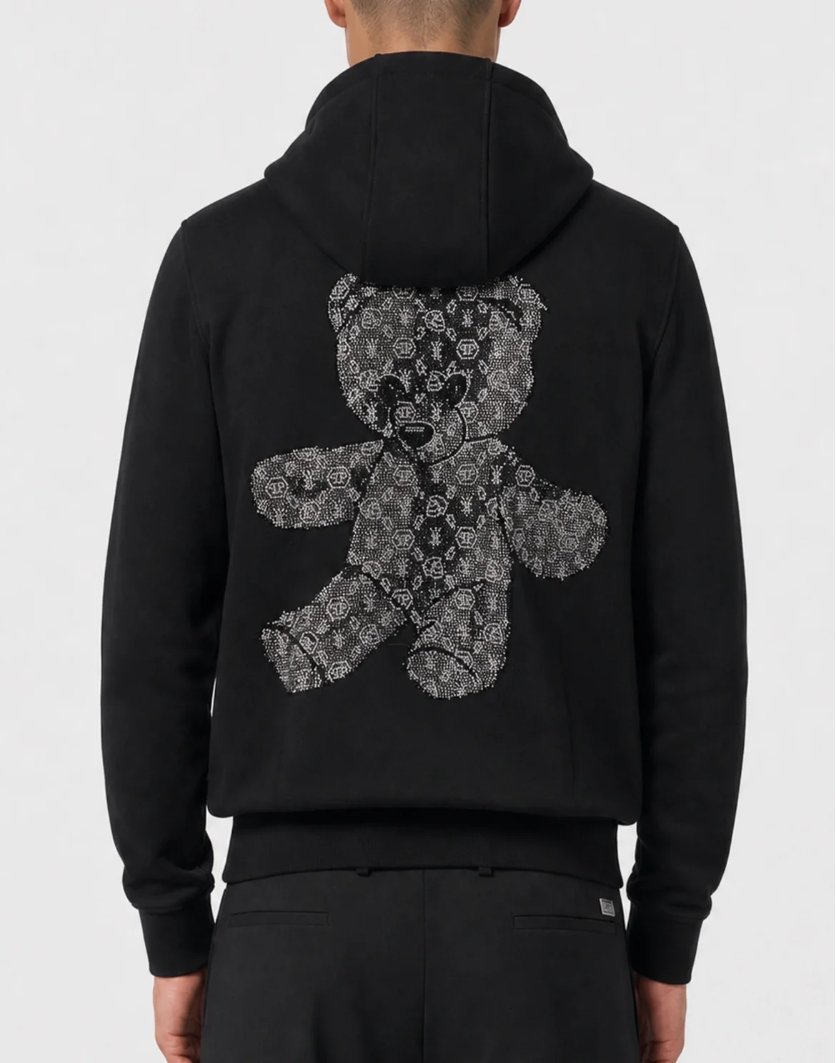 Hoodie Zip Teddy Stones, цвет: Черный