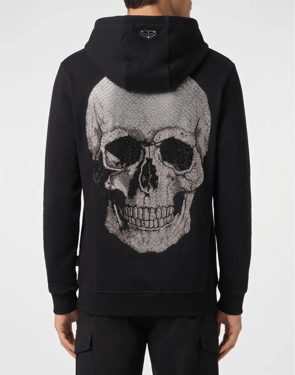 Hoodie Zip Skull Stones, цвет: Черный
