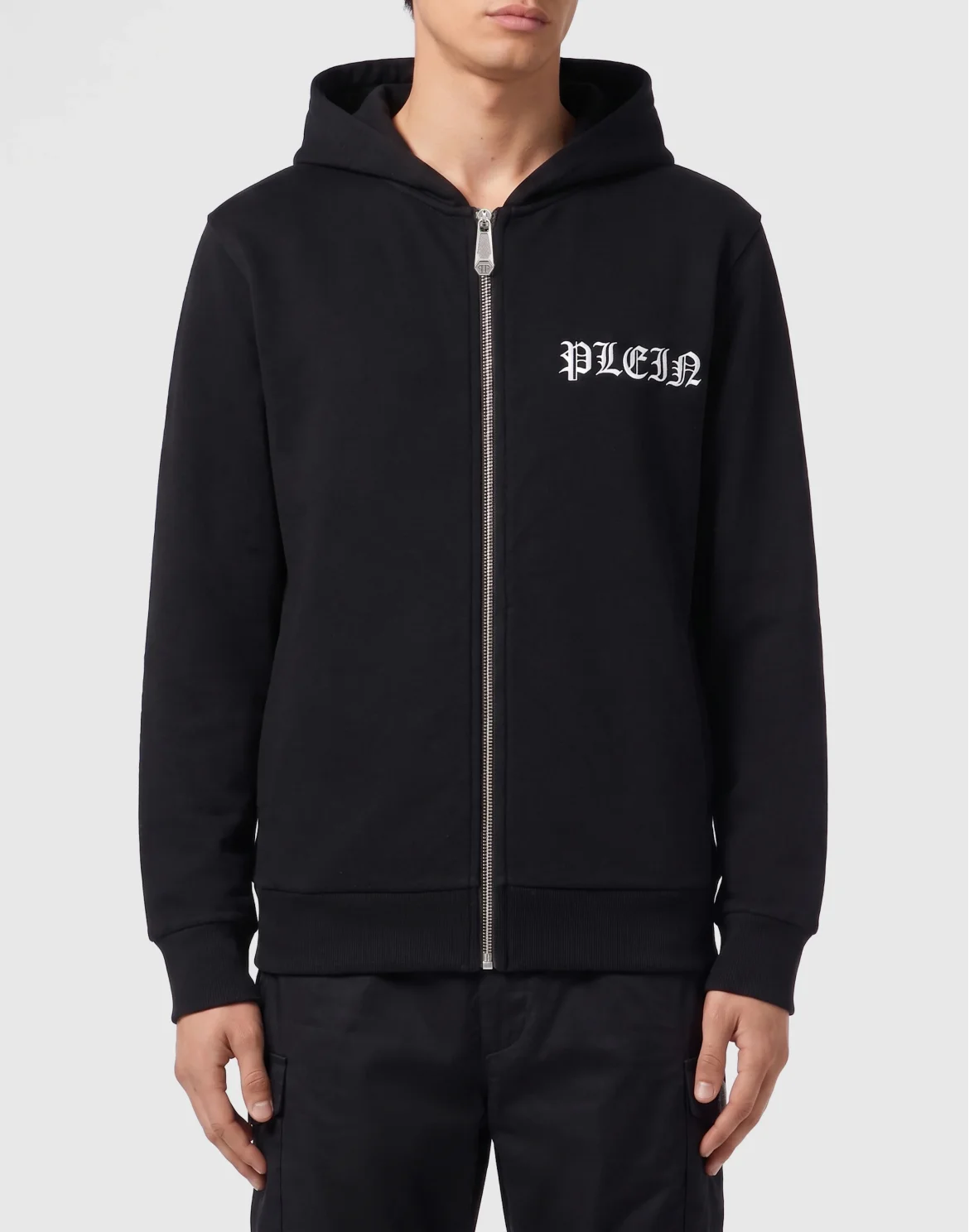 Hoodie Zip Skull Stones, цвет: Черный
