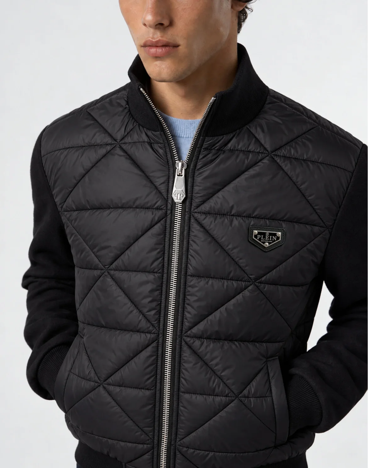 Padded Jogging Jacket, цвет: Черный