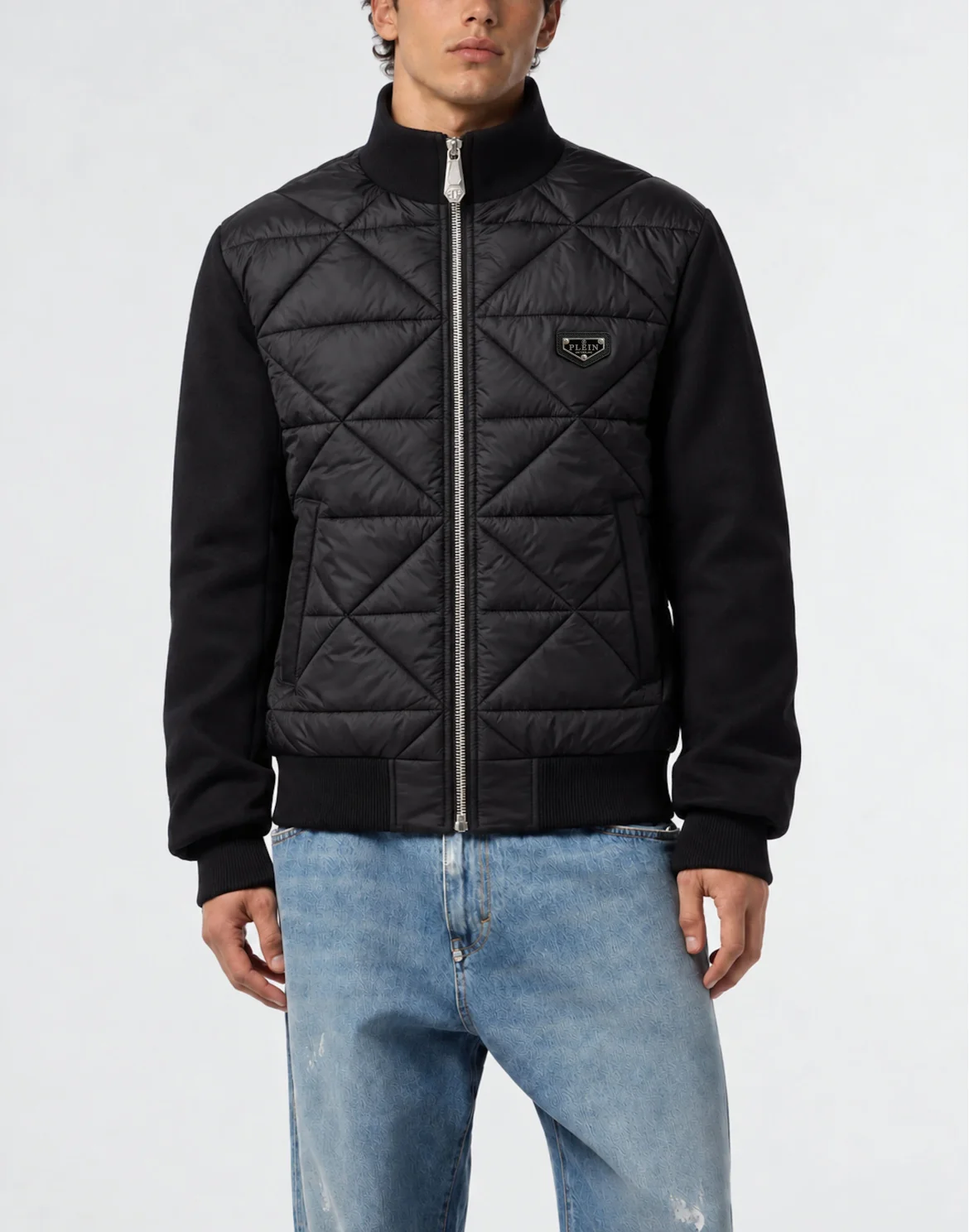 Padded Jogging Jacket, цвет: Черный