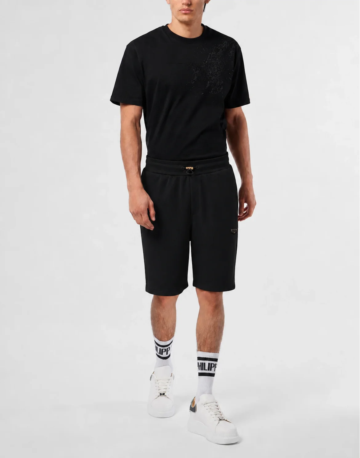 Jogging Shorts Placket, цвет: Черный