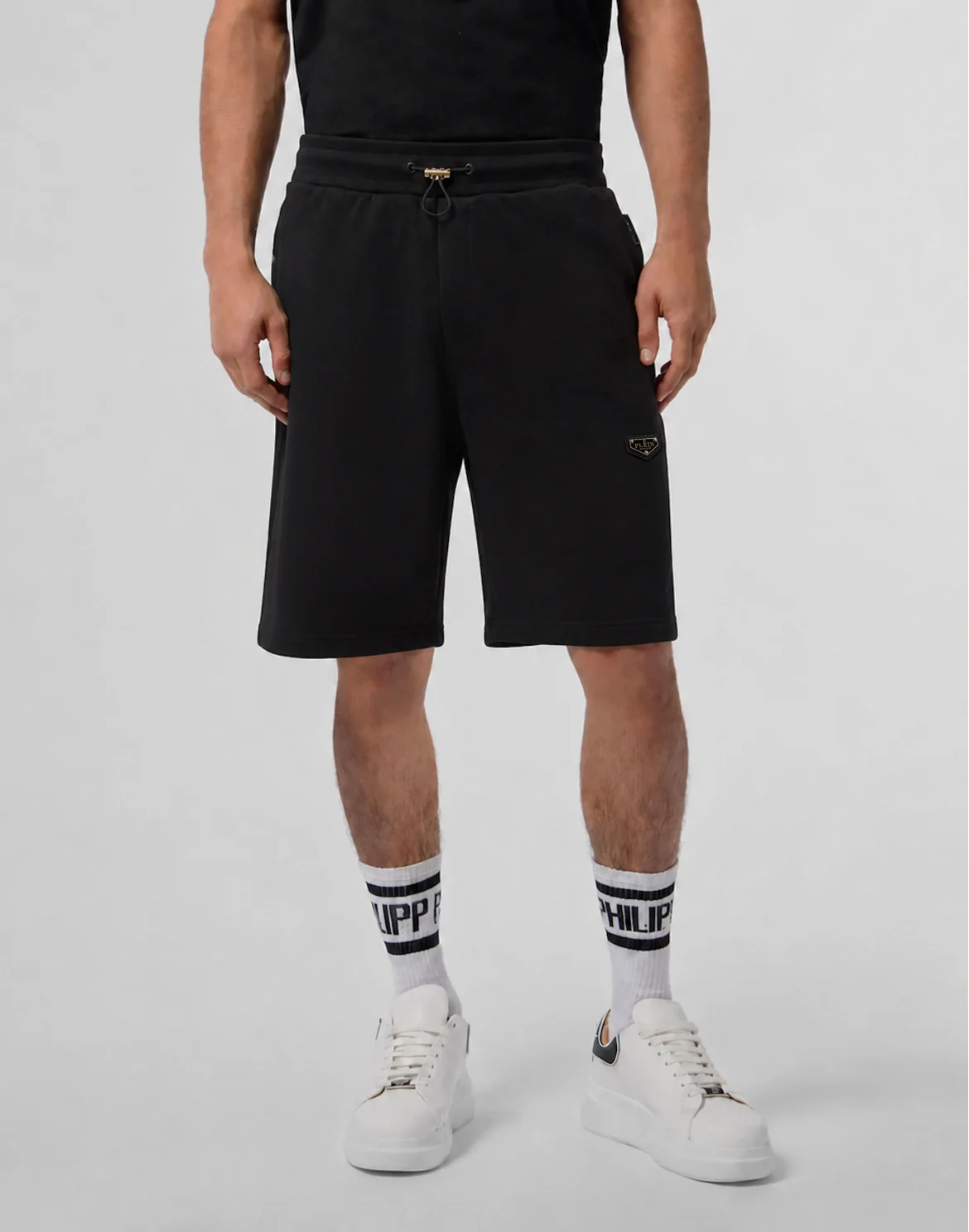Jogging Shorts Placket, цвет: Черный