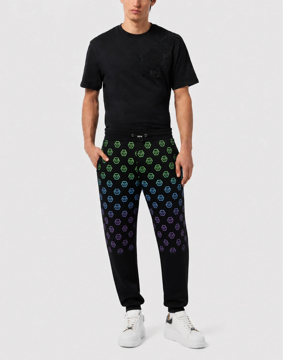 Jogging Trousers Monogram Degrade, цвет: Черный
