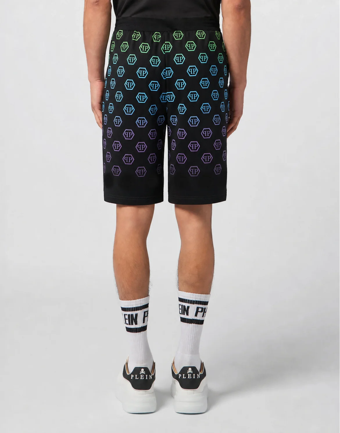 Jogging Shorts Monogram Degrade, цвет: Черный