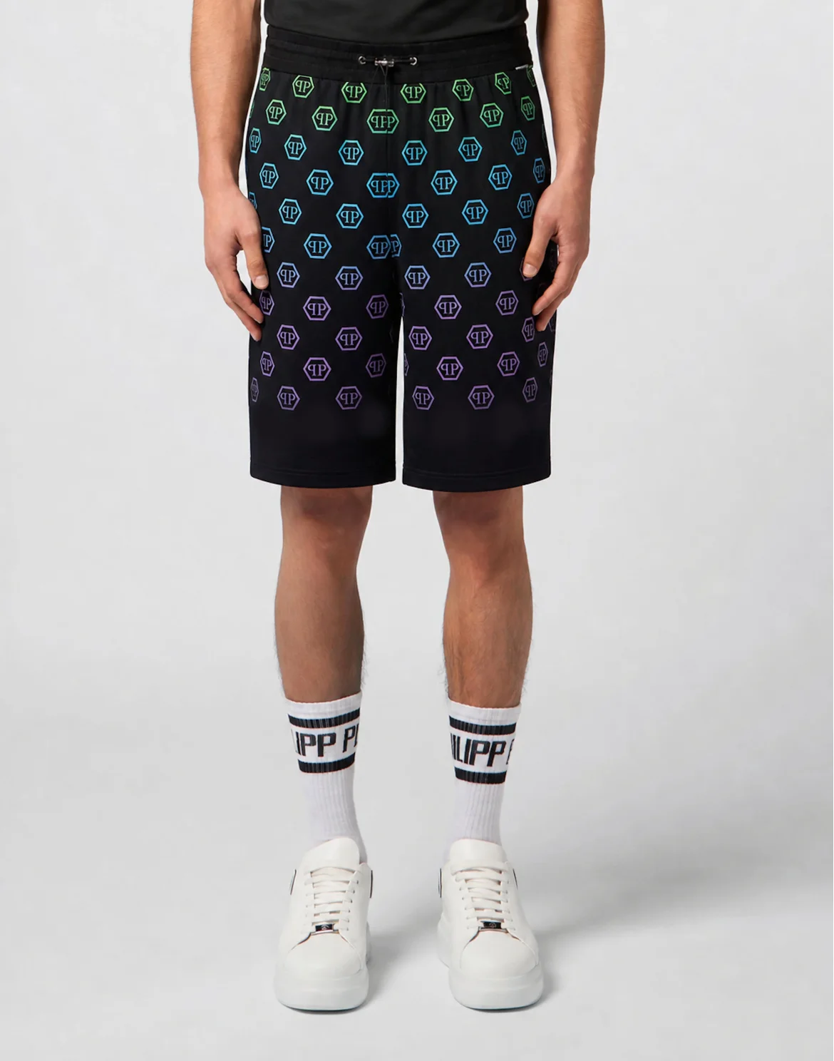 Jogging Shorts Monogram Degrade, цвет: Черный