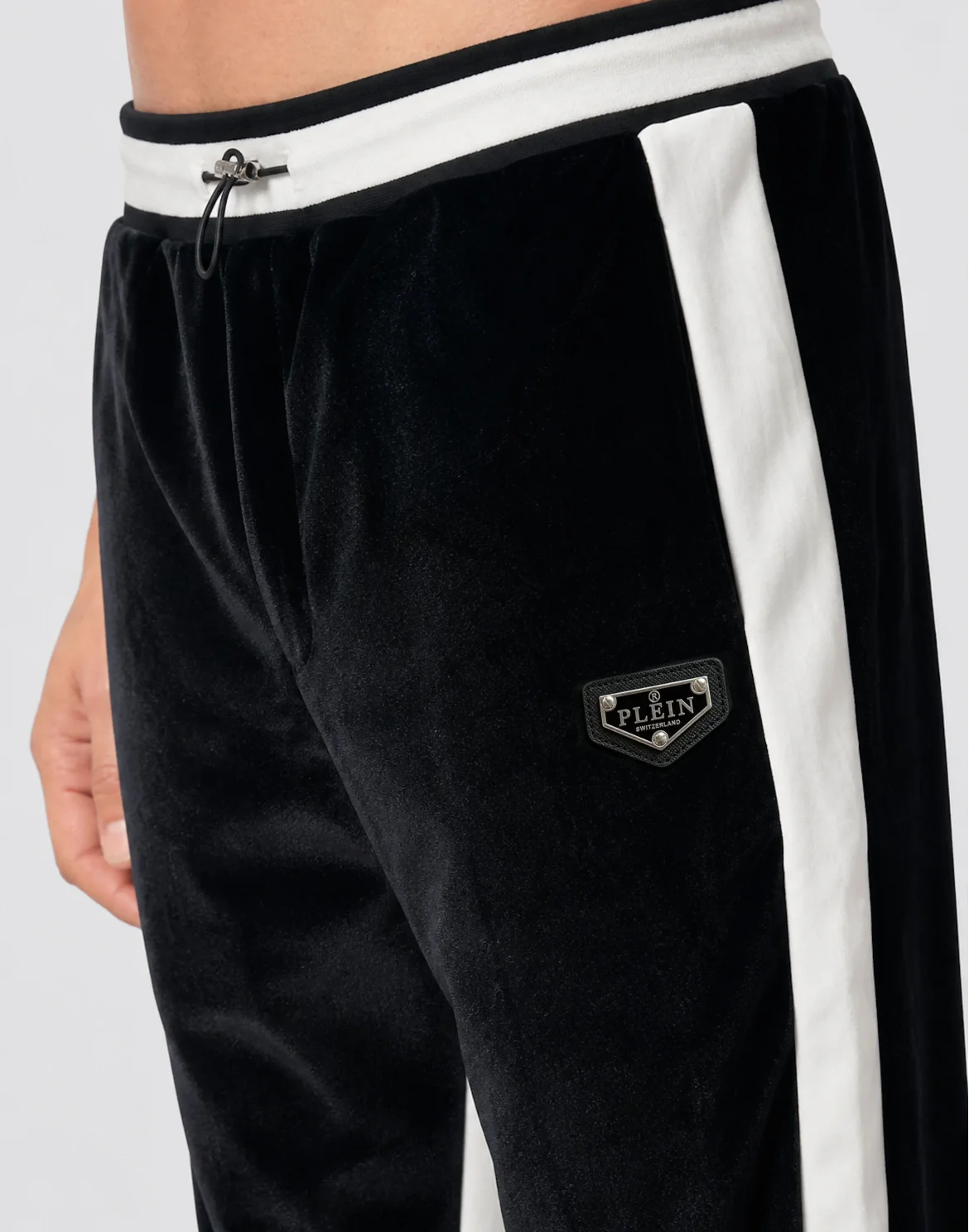 Velvet Jogging Trousers, цвет: Черный