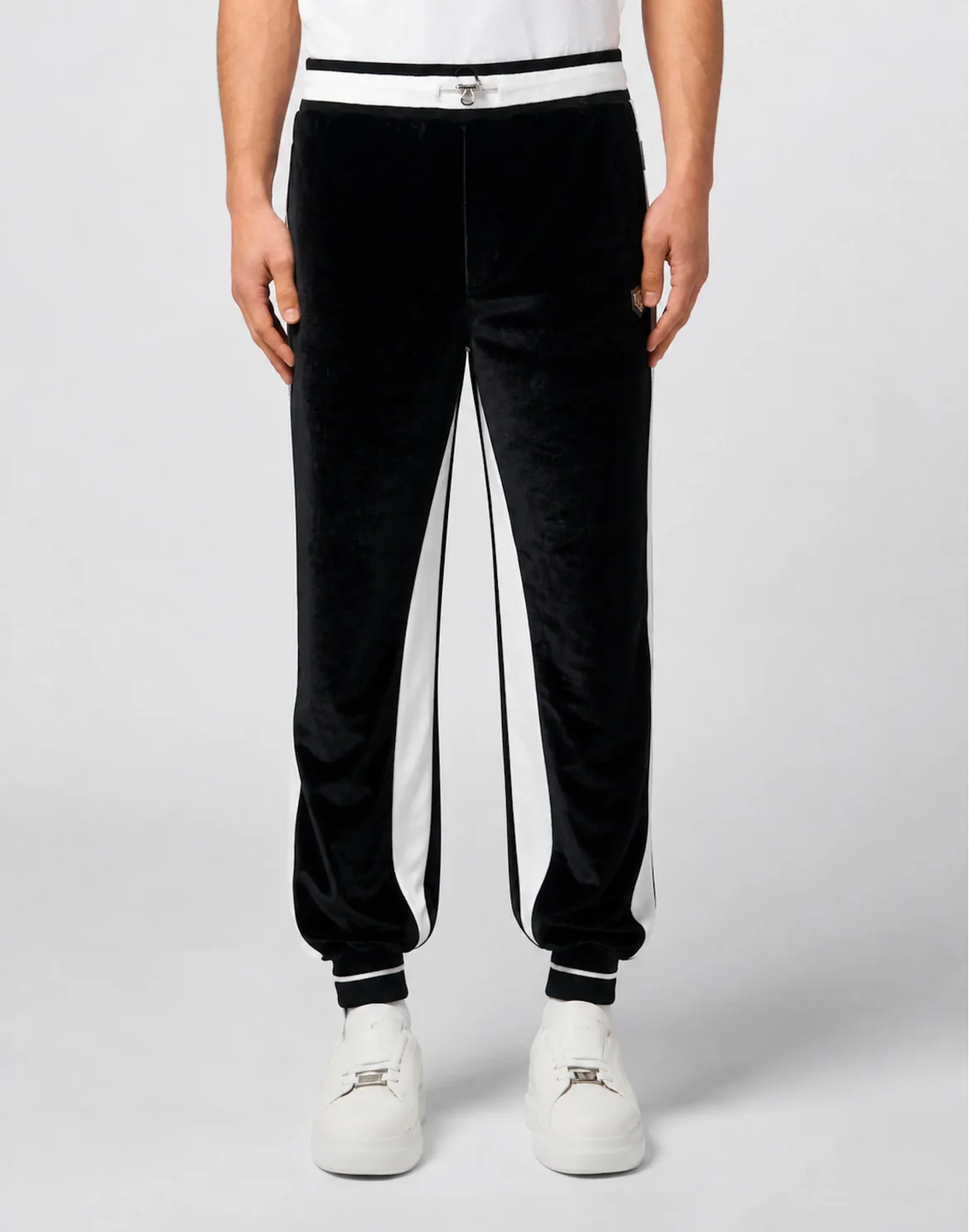 Velvet Jogging Trousers, цвет: Черный