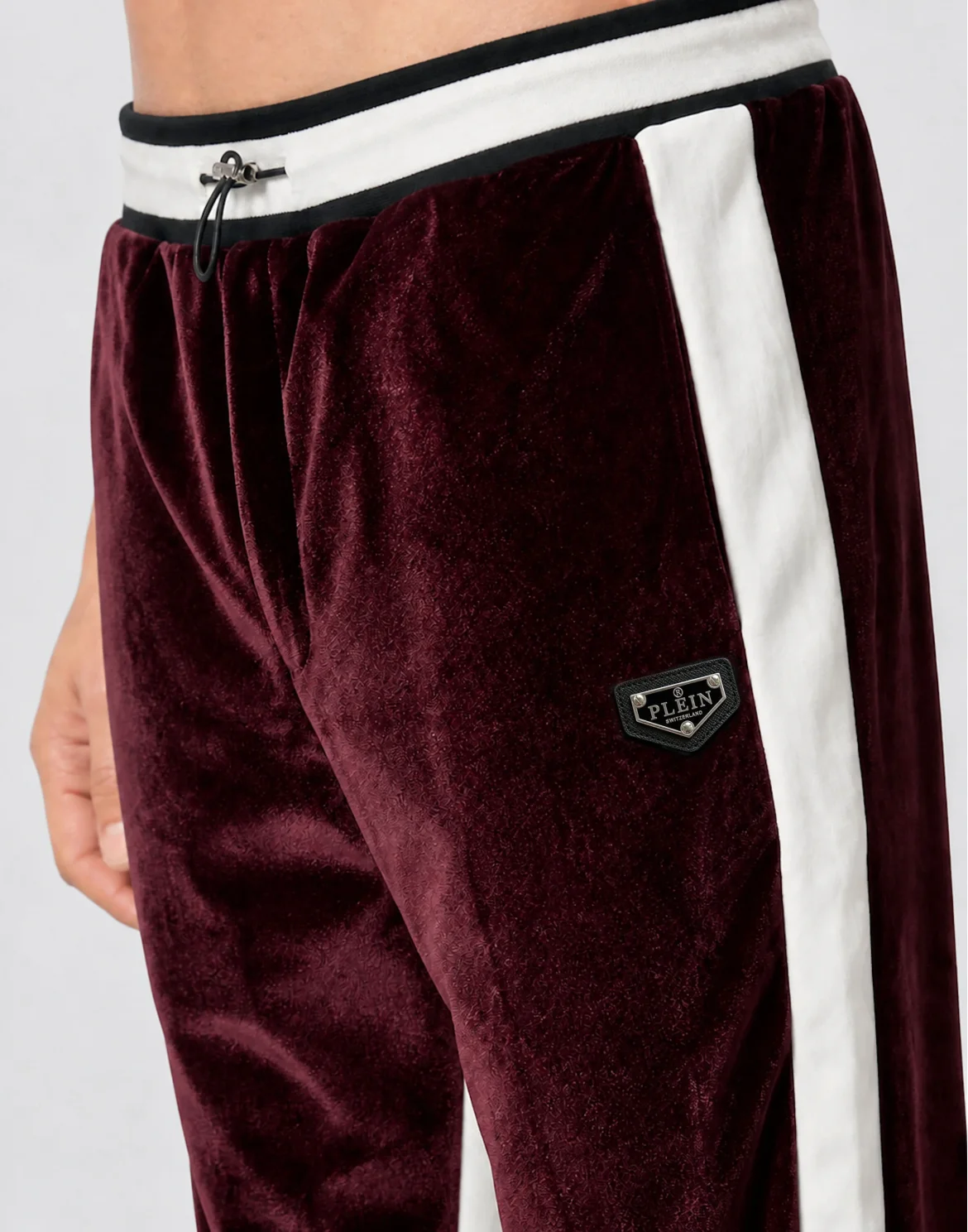 Velvet Jogging Trousers, цвет: Красный