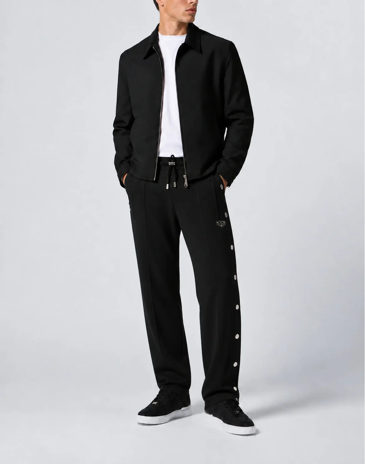 Chenille Jogging Trousers, цвет: Черный