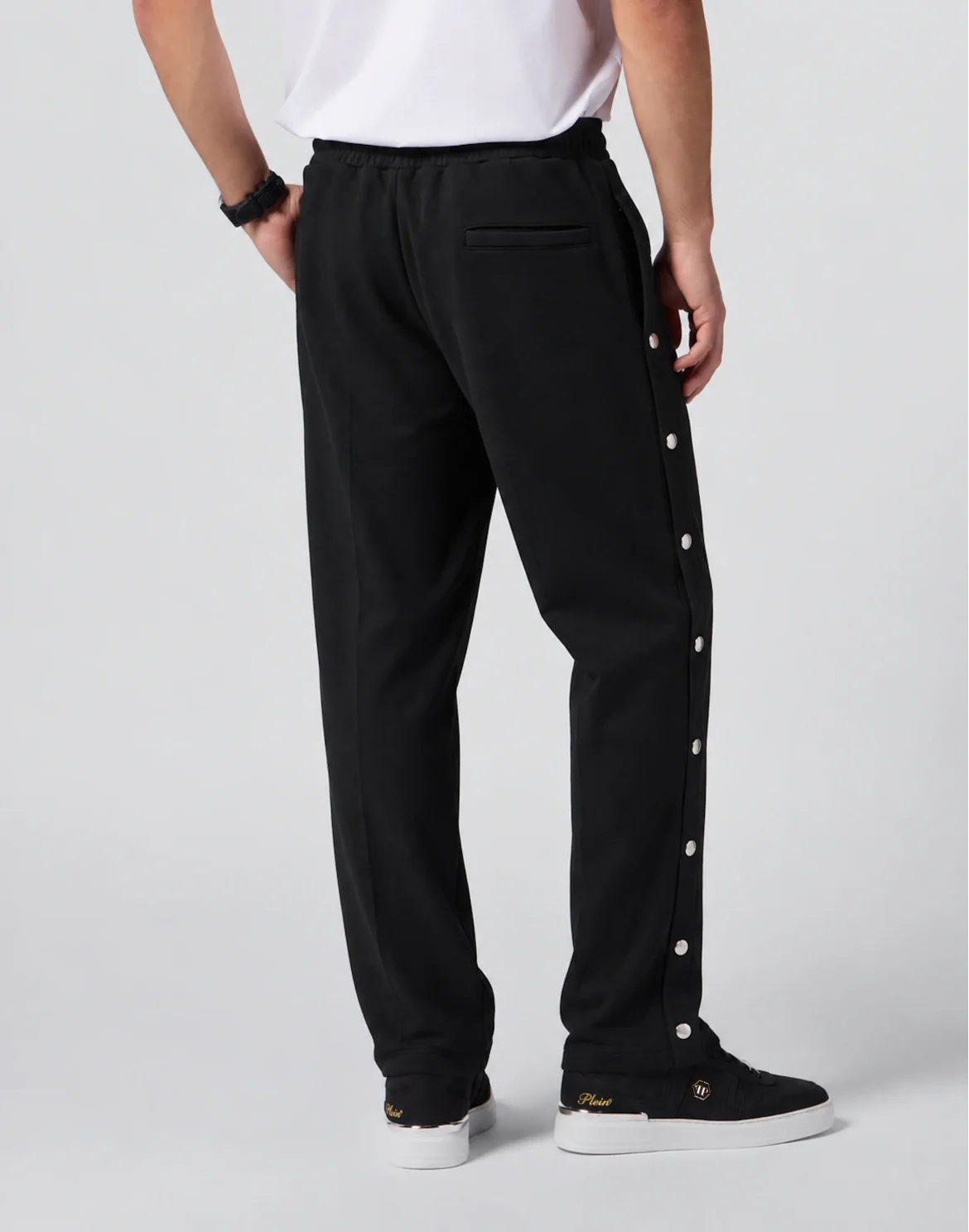 Chenille Jogging Trousers, цвет: Черный