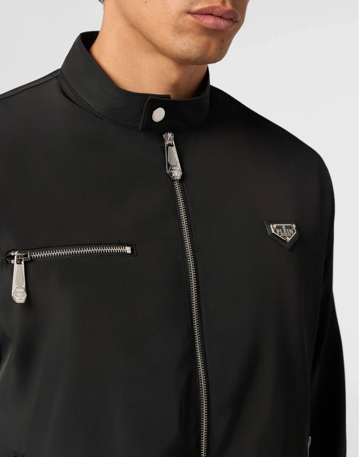Nylon Motor Jacket, цвет: Черный