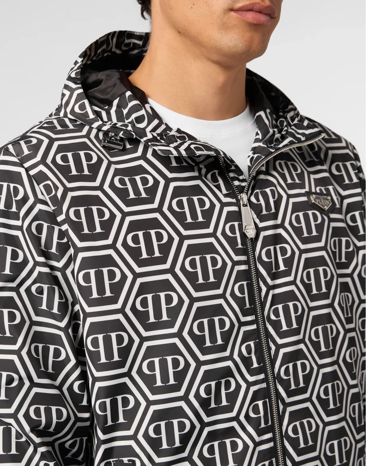 Nylon Jacket Monogram, цвет: Черный