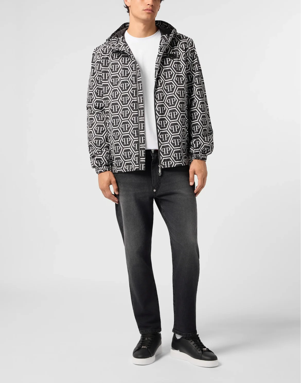 Nylon Jacket Monogram, цвет: Черный