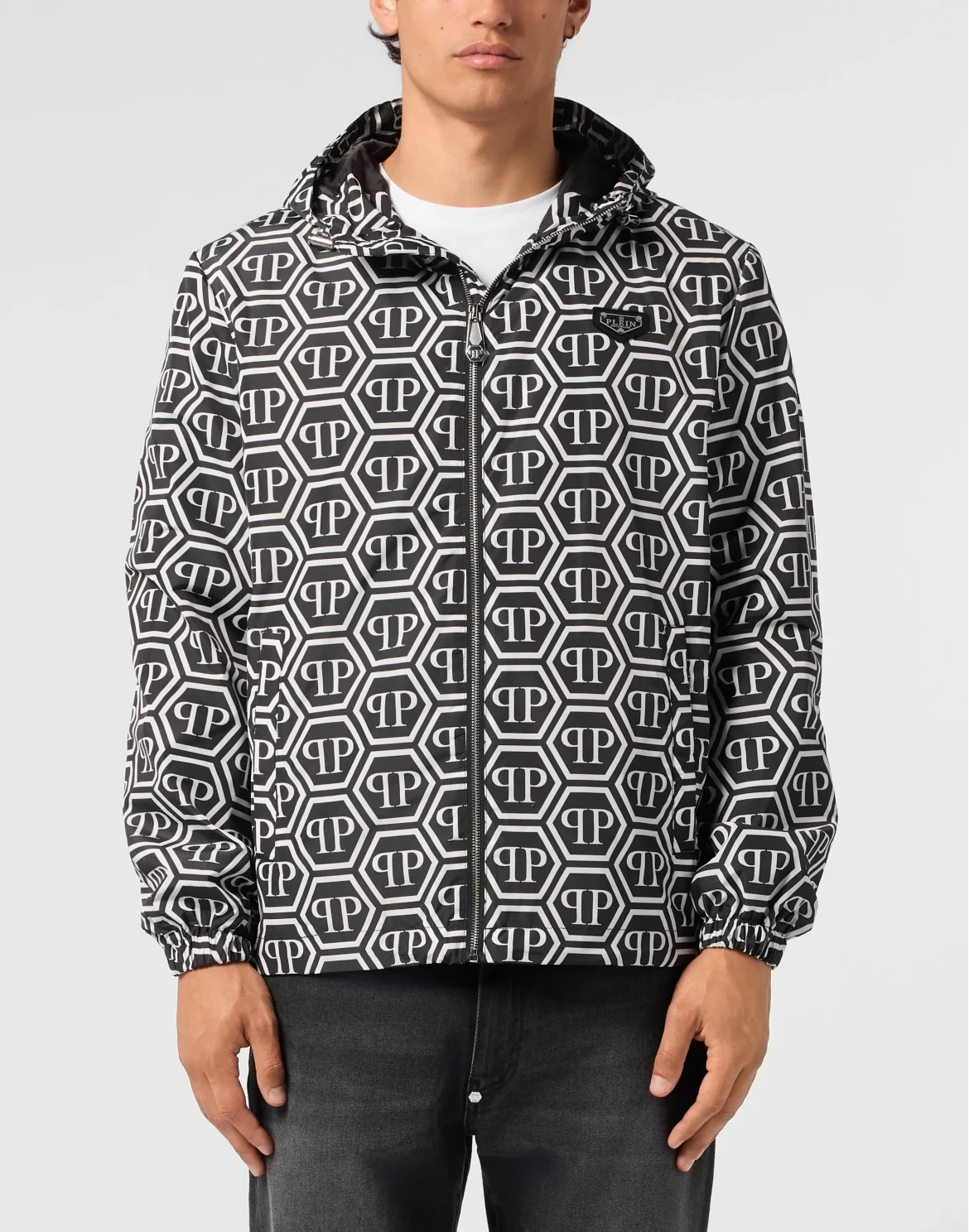 Nylon Jacket Monogram, цвет: Черный