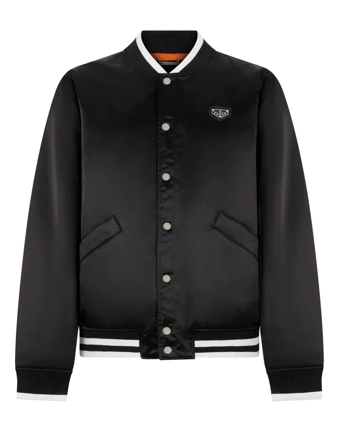 Satin College Bomber Plein Logo, цвет: Черный