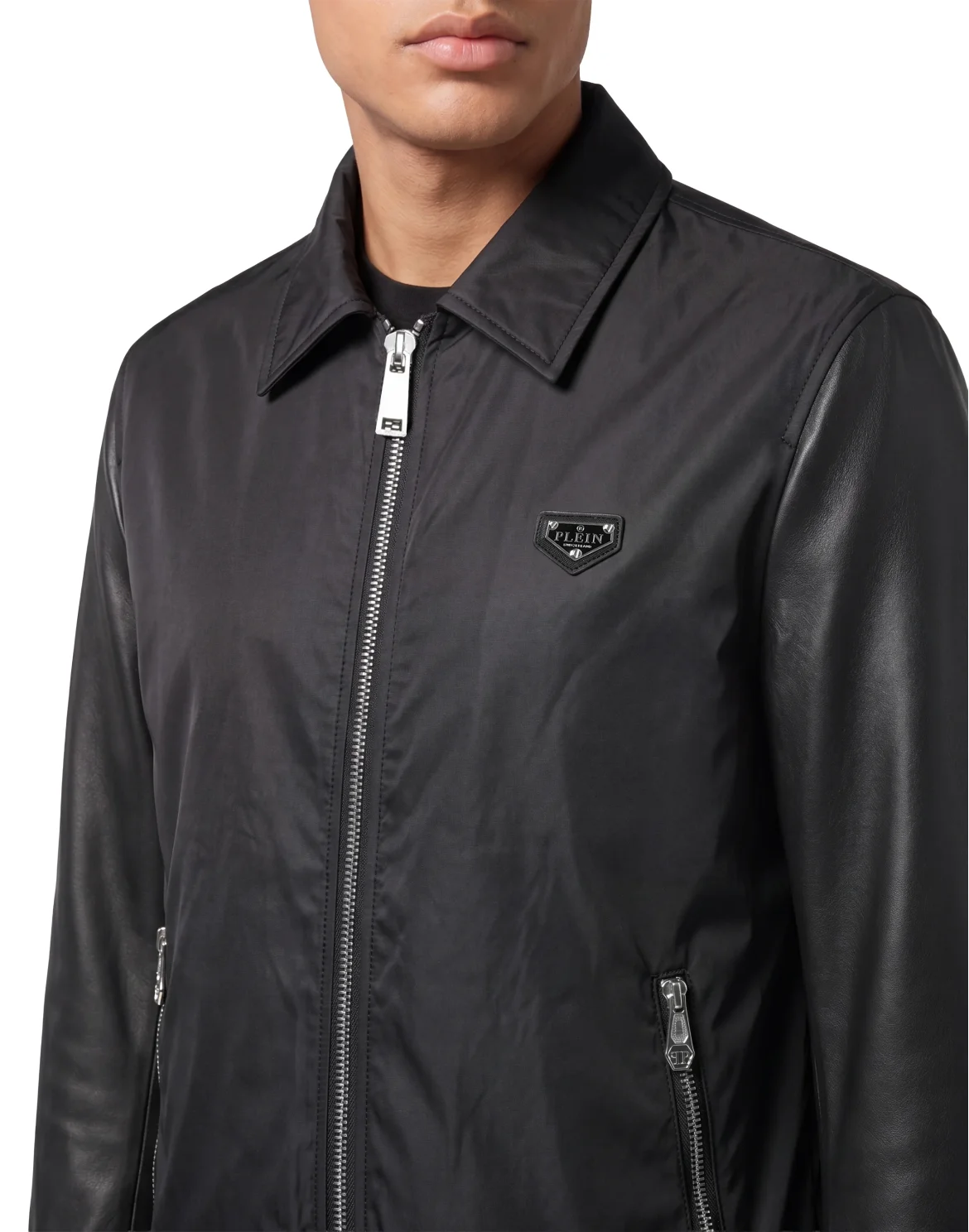 Nylon Coster Bomber Jacket, цвет: Черный