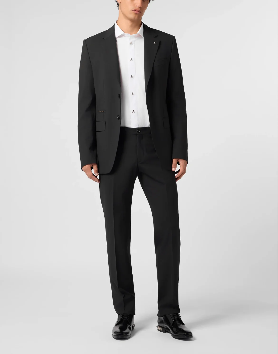 Regular Fit Blazer Rever 2 Bottoni, цвет: Черный
