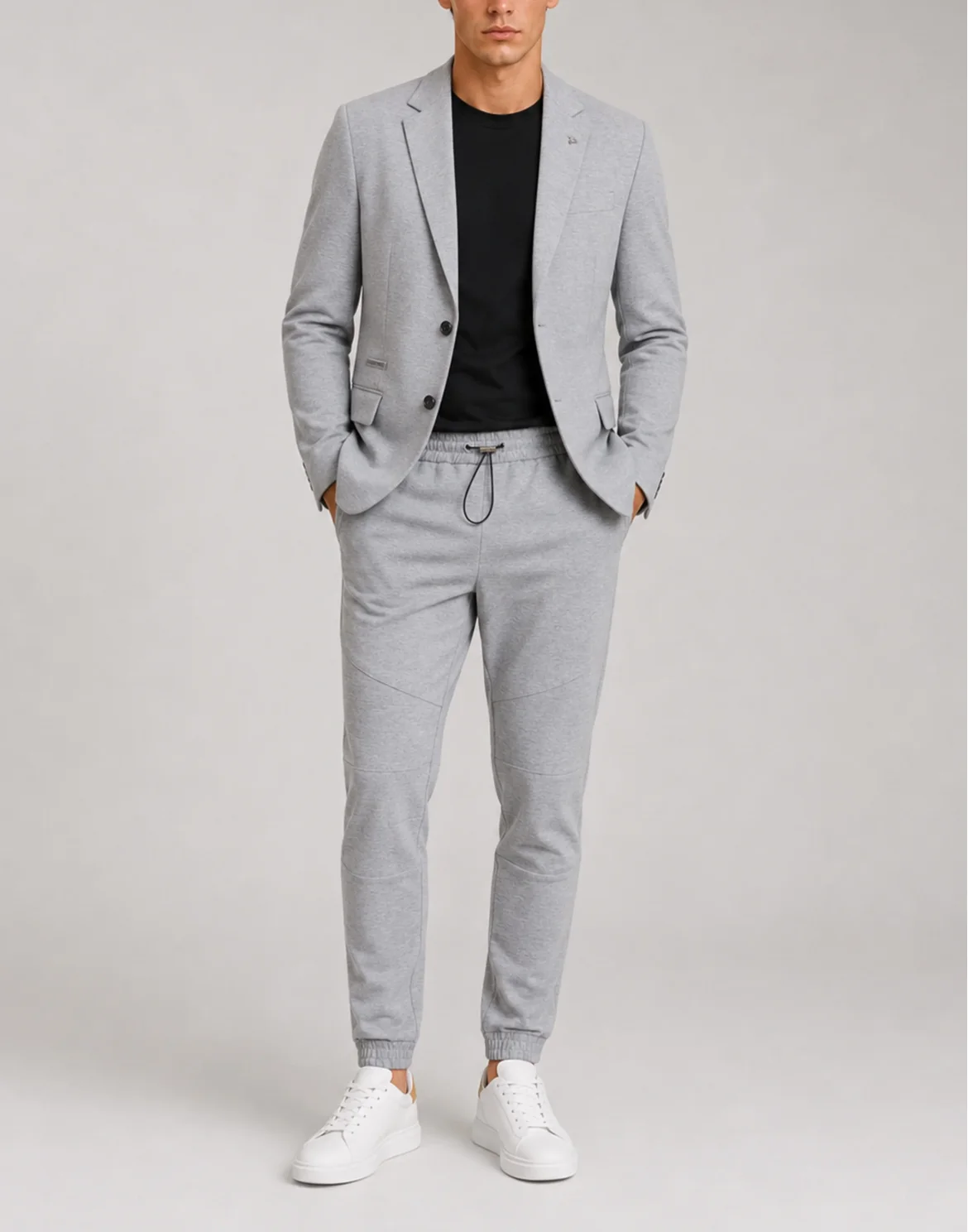 Blazer Fleece Set, цвет: Серый