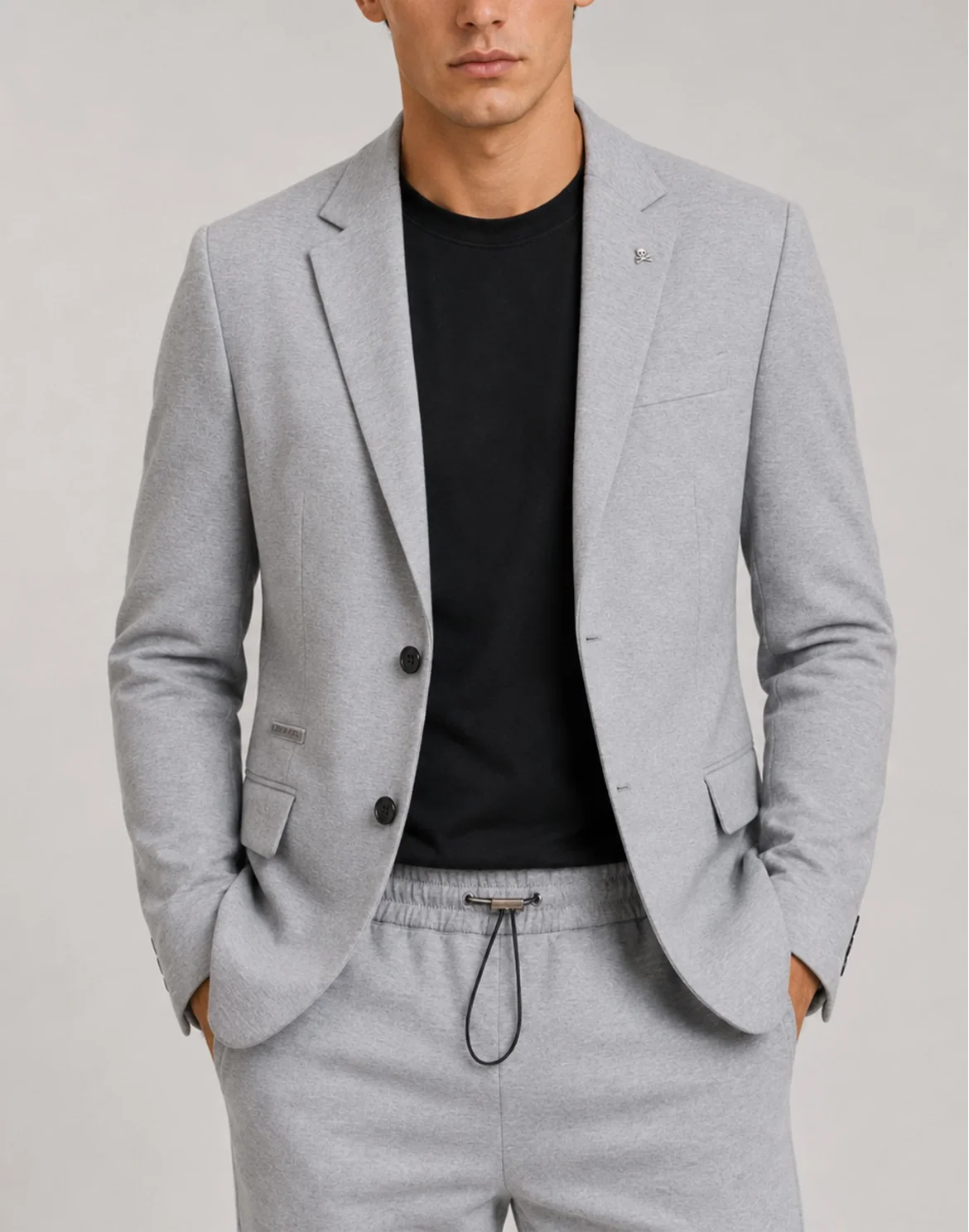 Blazer Fleece Set, цвет: Серый