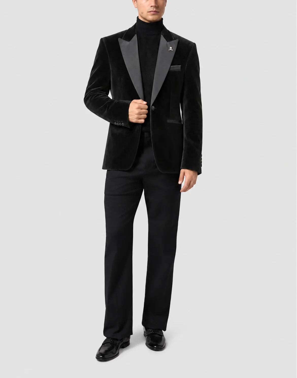 Velvet Regular Fit Blazer, цвет: Черный