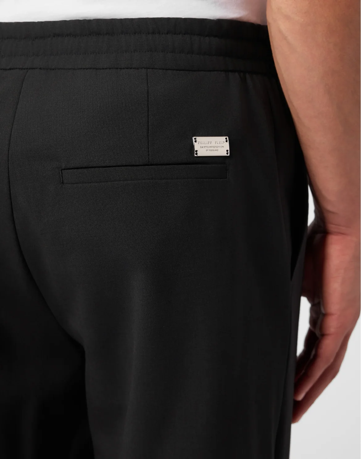 Wool Jogging Trousers, цвет: Черный