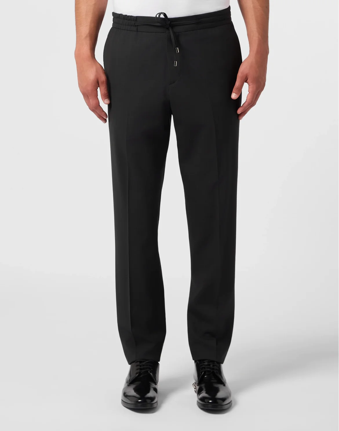Wool Jogging Trousers, цвет: Черный