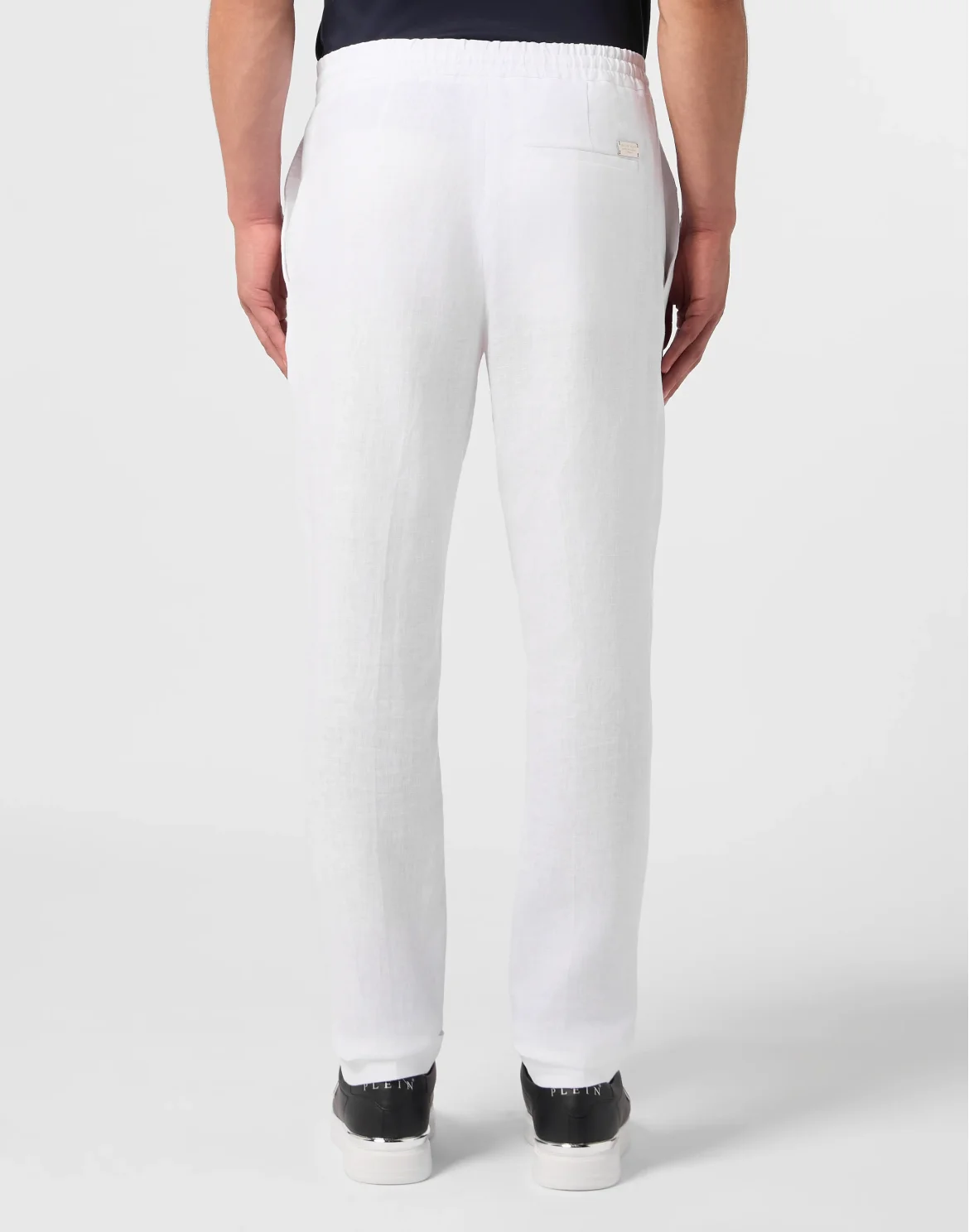 Linen Jogging Trousers, цвет: Бежевый