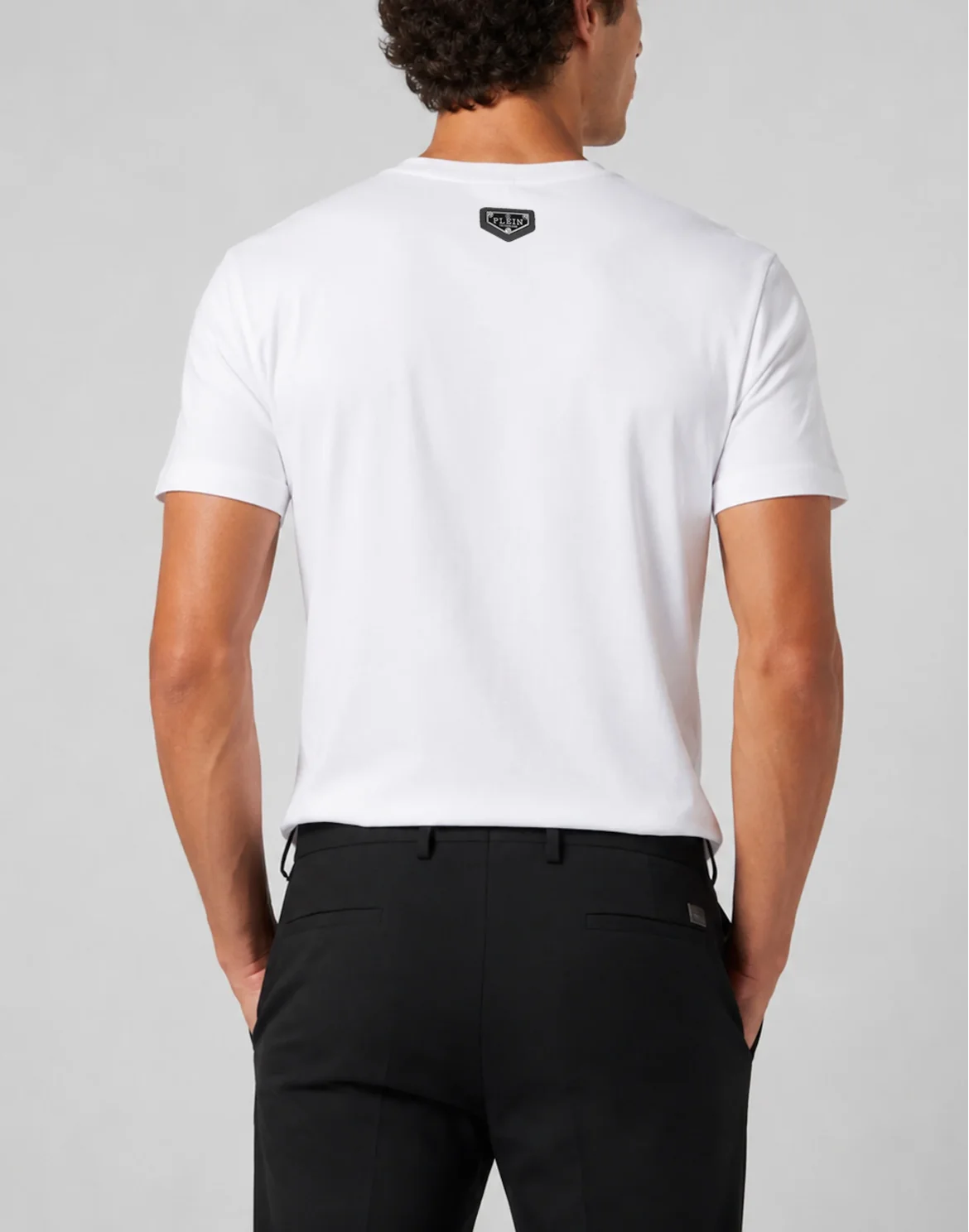 Jersey Round Neck T-Shirt SS Skull Dollar Stones, цвет: Белый