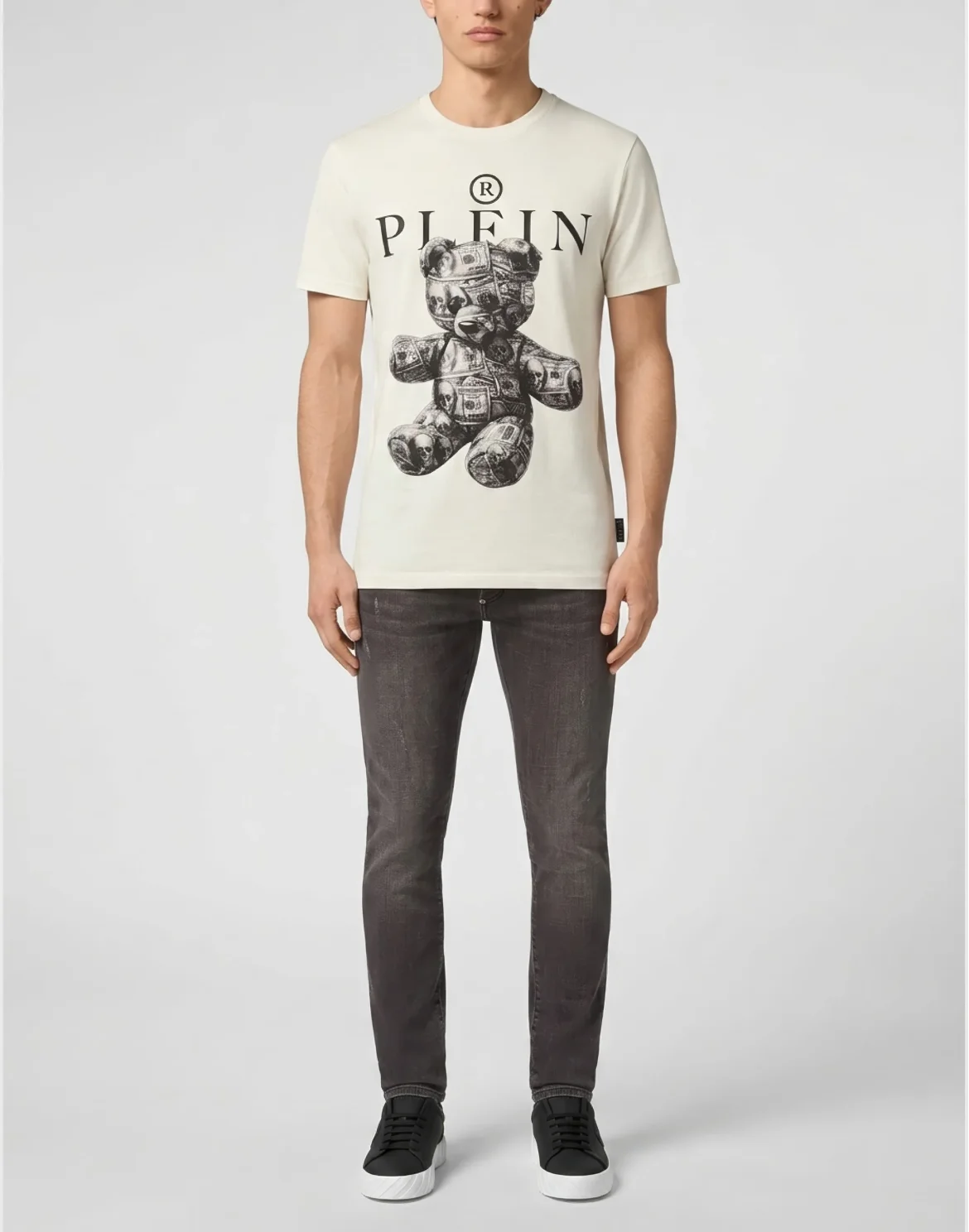Jersey T-Shirt Skull Teddy Dollar, цвет: Белый