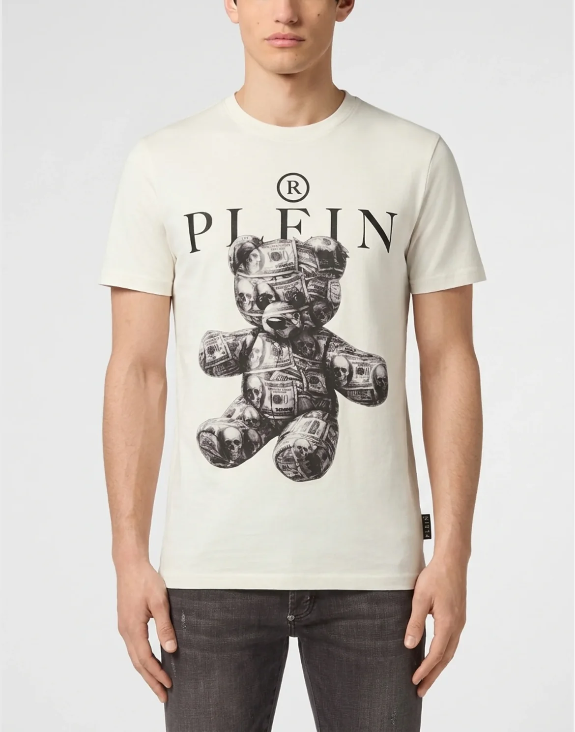Jersey T-Shirt Skull Teddy Dollar, цвет: Белый