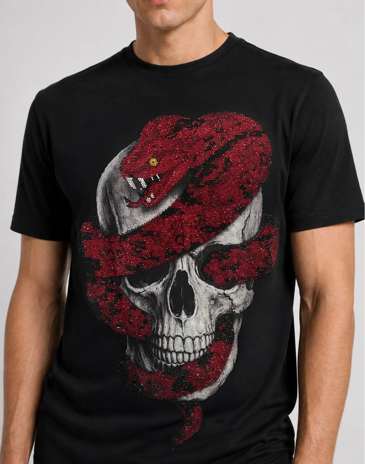 Jersey T-Shirt Skull Snake, цвет: Черный