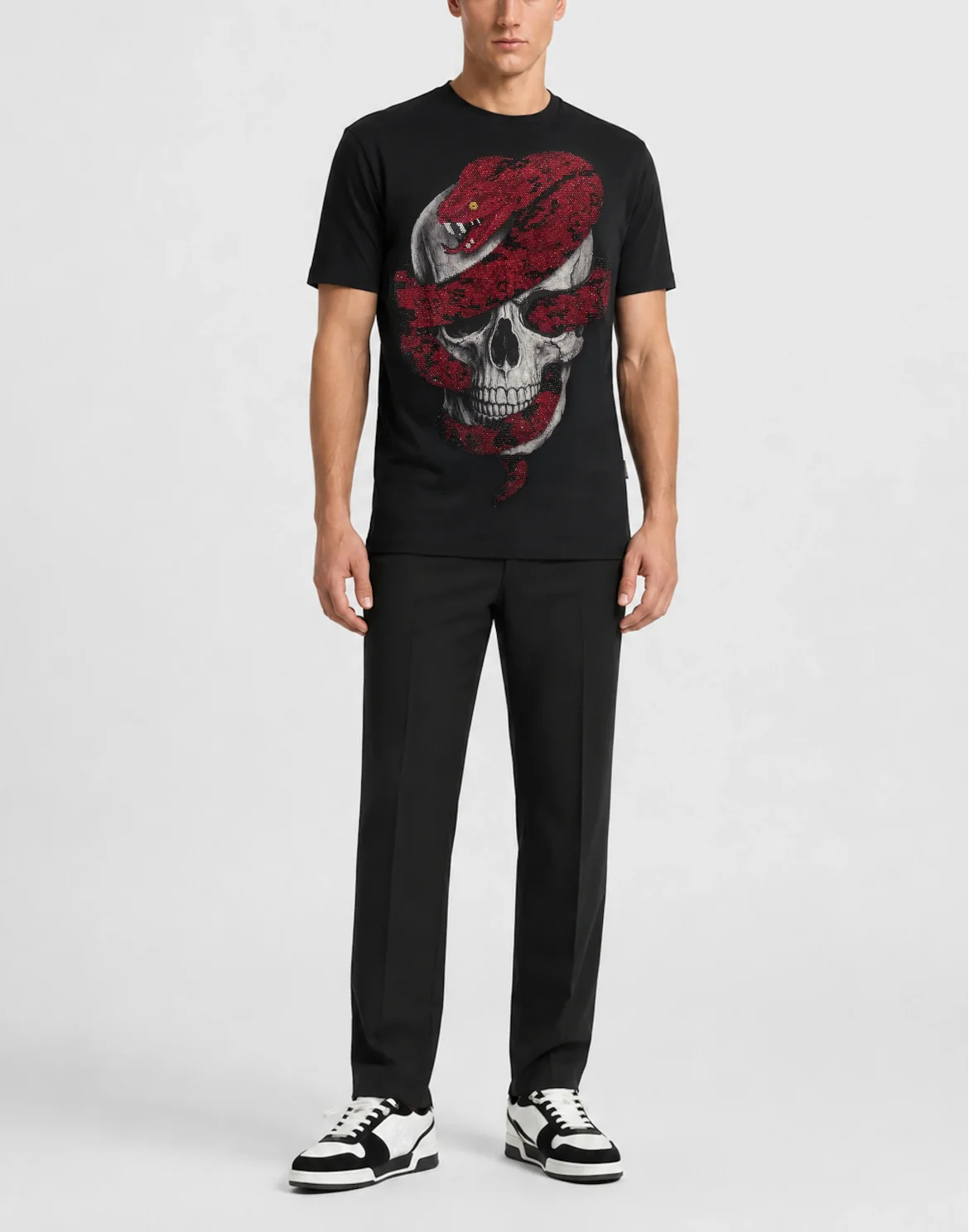 Jersey T-Shirt Skull Snake, цвет: Черный