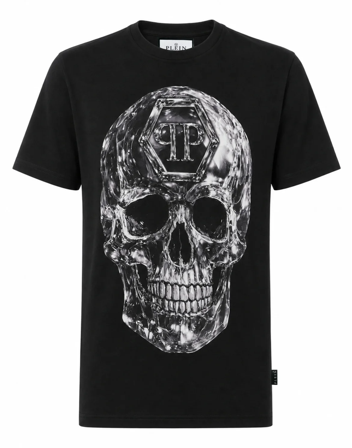 Jersey T-Shirt Glass Skull, цвет: Черный