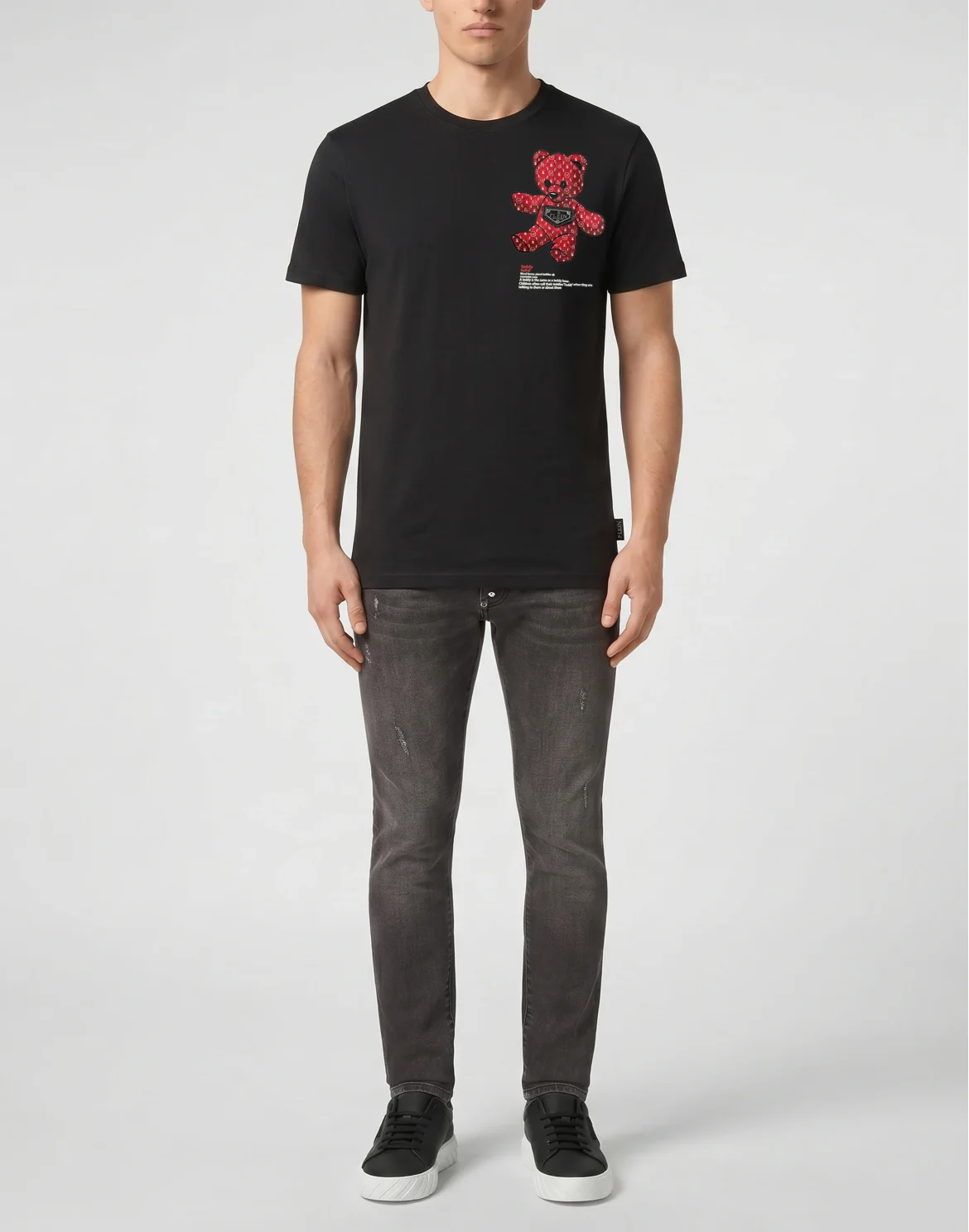 Jersey T-Shirt Teddy Chest, цвет: Черный