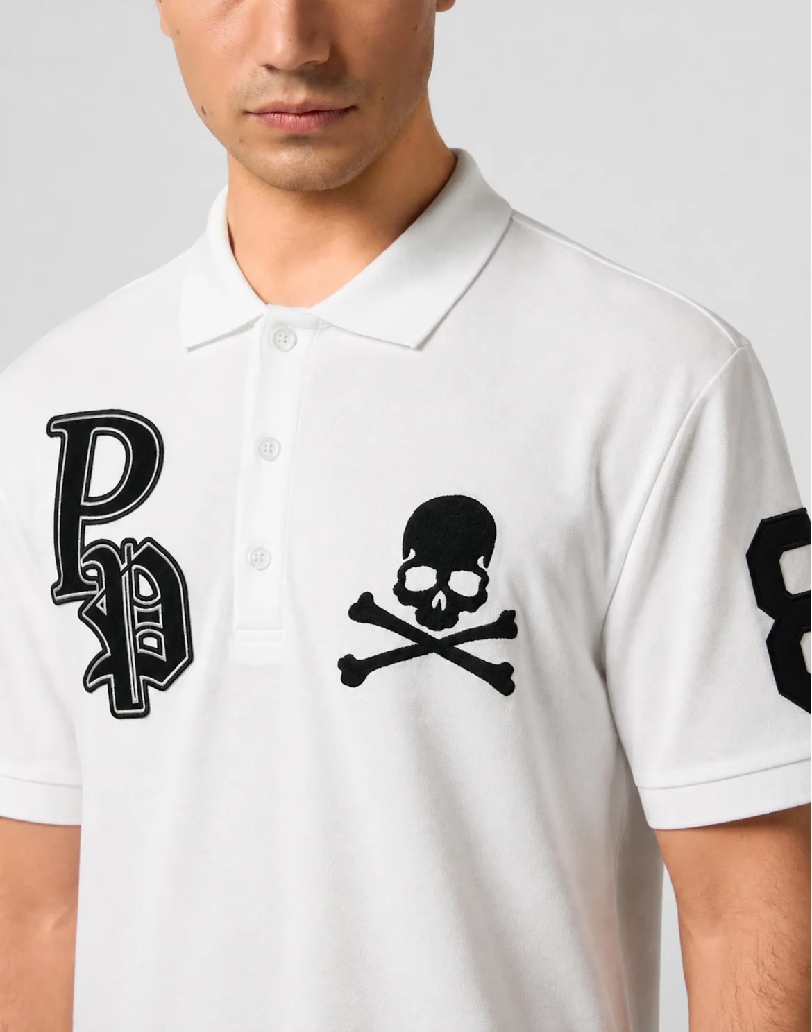 Polo Skull Contrast Colors, цвет: Белый